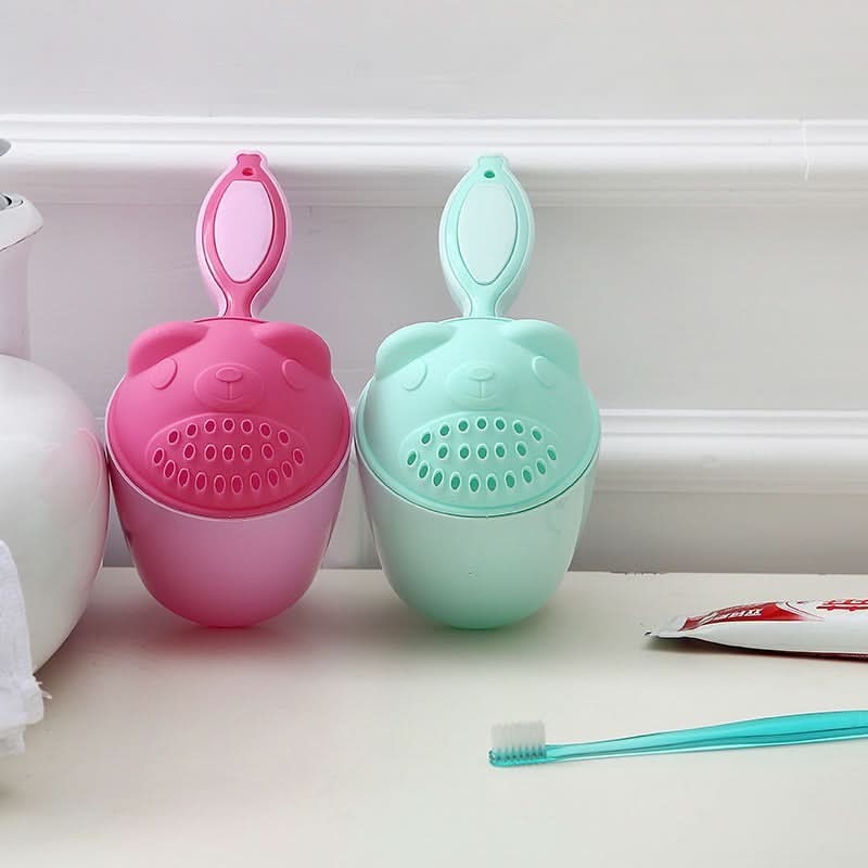 Baby Shampoo Rinse Cup – Protects Baby's Eyes, Safe Plastic Rinse Cup for Easy Bath Time