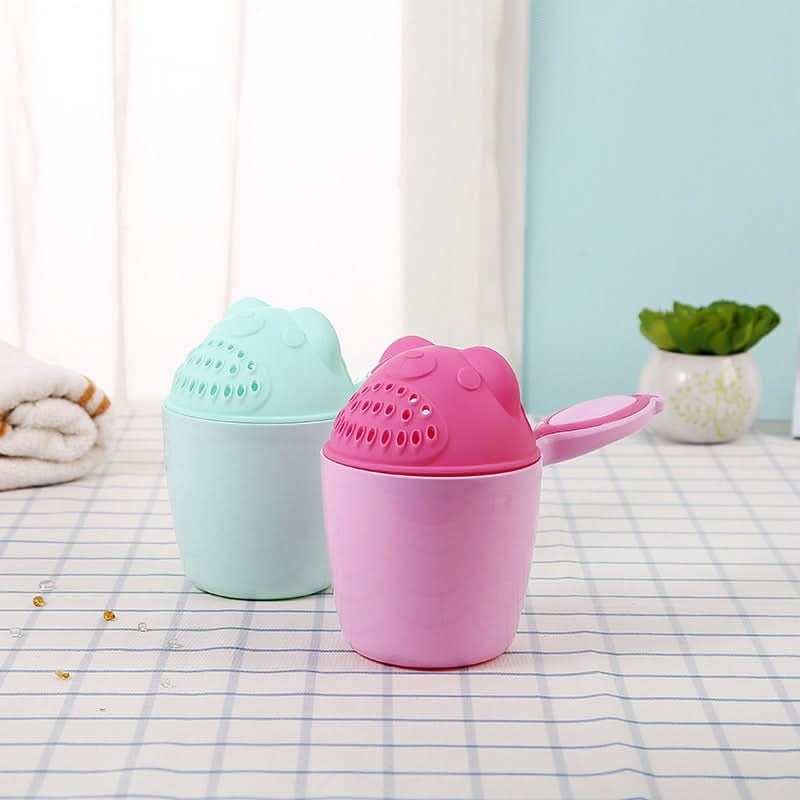 Baby Shampoo Rinse Cup – Protects Baby's Eyes, Safe Plastic Rinse Cup for Easy Bath Time