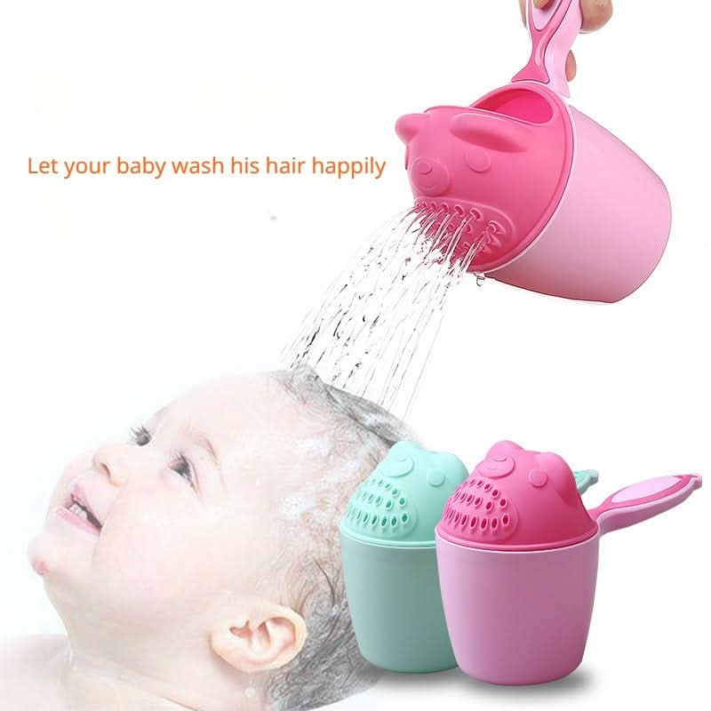 Baby Shampoo Rinse Cup – Protects Baby's Eyes, Safe Plastic Rinse Cup for Easy Bath Time
