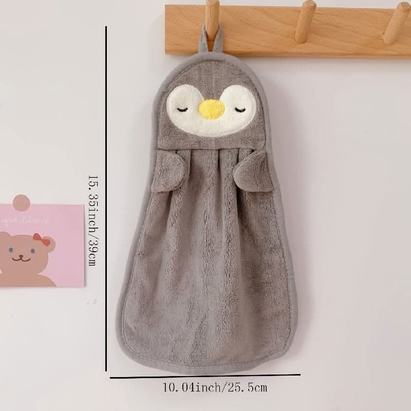 3pcs Cartoon-Shaped Hand Wipe Towel - Hangable, Absorbent, Soft & Skin-friendly Hand Washing!