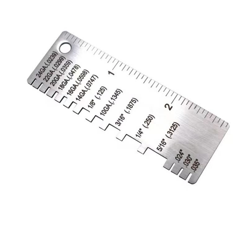 Stainless Steel Round & Square Wire Gauge Tool