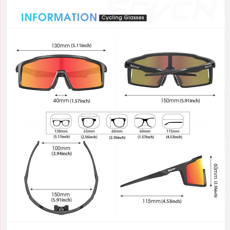 SCVCN Velocity Cycling Glasses – Premium MTB Eyewear for Adventurers