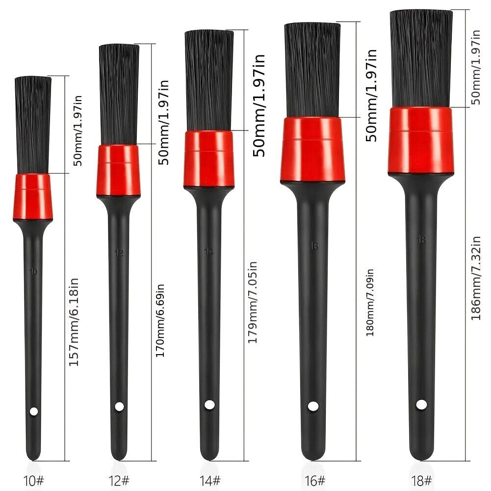 14-Piece Car Interior Cleaning Kit – Double-Sided Sponge Brush