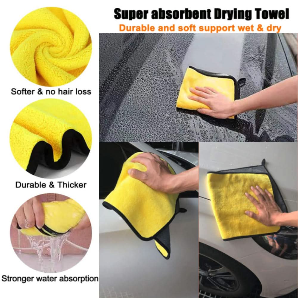 14-Piece Car Interior Cleaning Kit – Double-Sided Sponge Brush