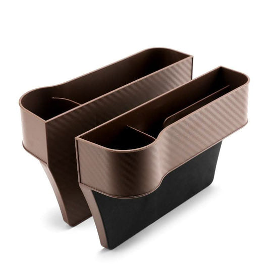 2-piece Car Seat Gap Organizer with Cup Holders – Multifunctional