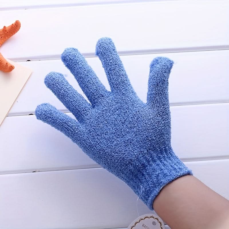 Double-Sided Exfoliating Shower Gloves – Spa-Quality Care