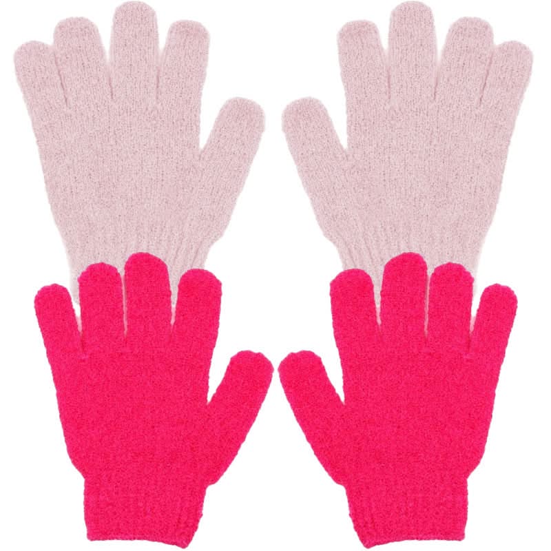 Double-Sided Exfoliating Shower Gloves – Spa-Quality Care