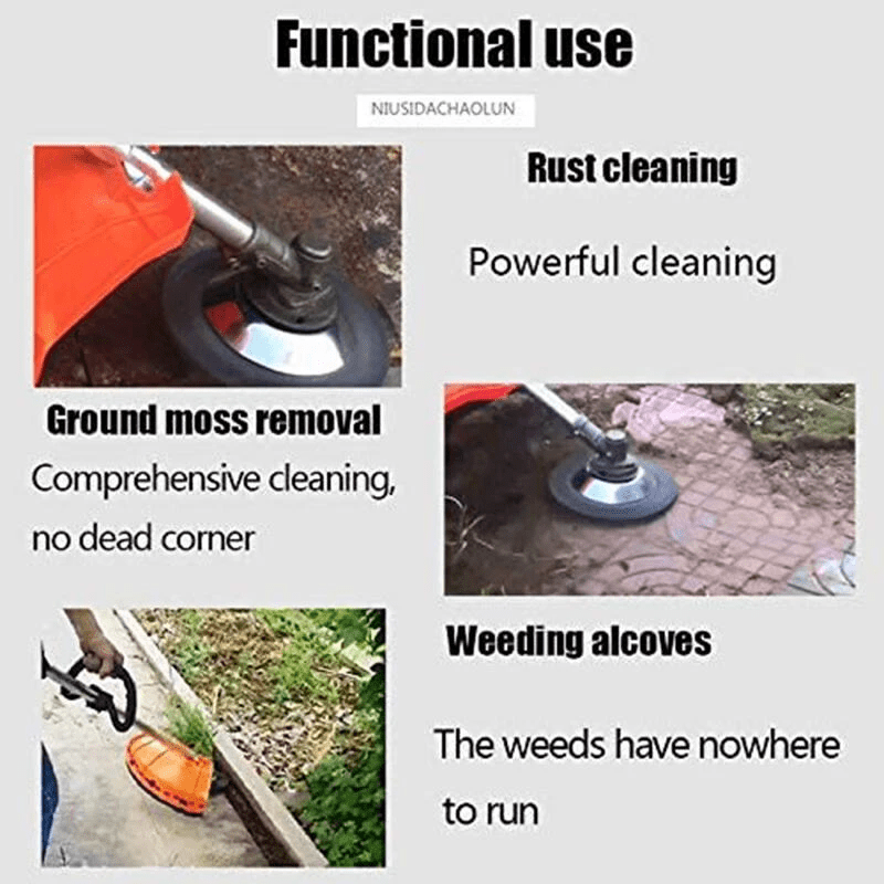 Multi-Purpose Steel Wire Trimmer Head for Efficient Lawn Care