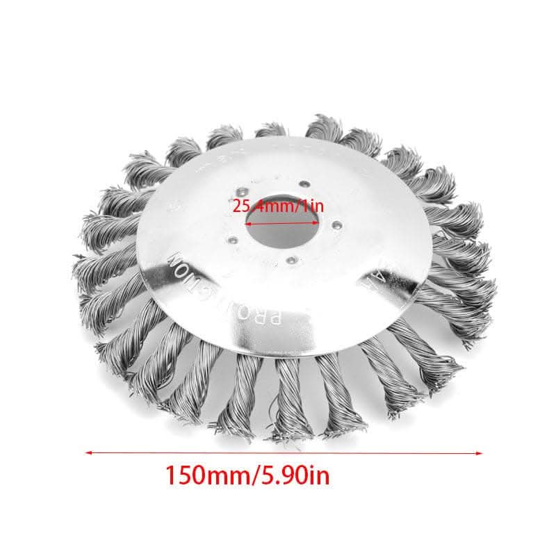 Multi-Purpose Steel Wire Trimmer Head for Efficient Lawn Care