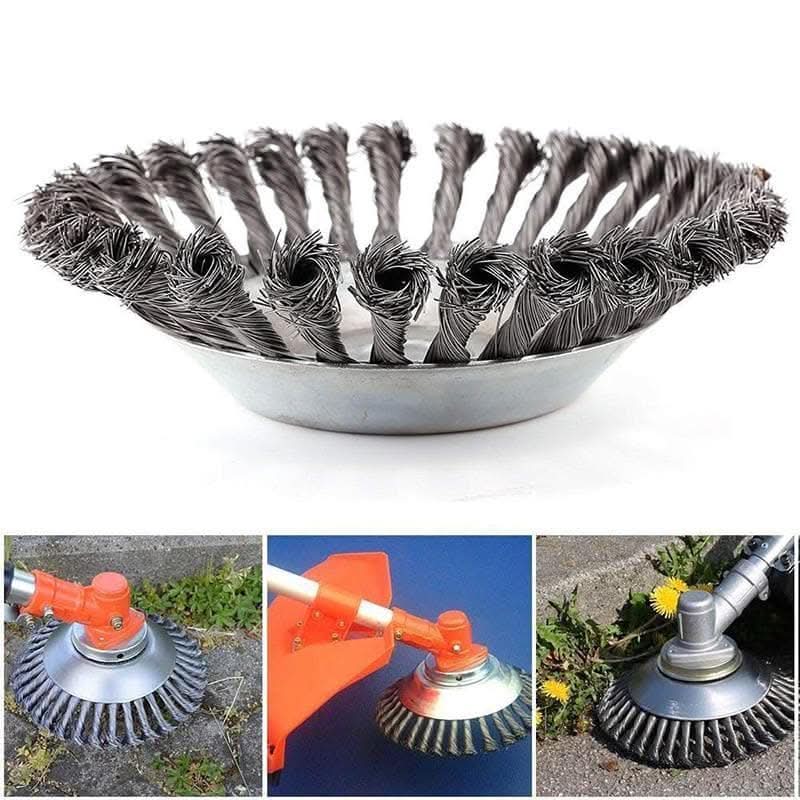 Multi-Purpose Steel Wire Trimmer Head for Efficient Lawn Care