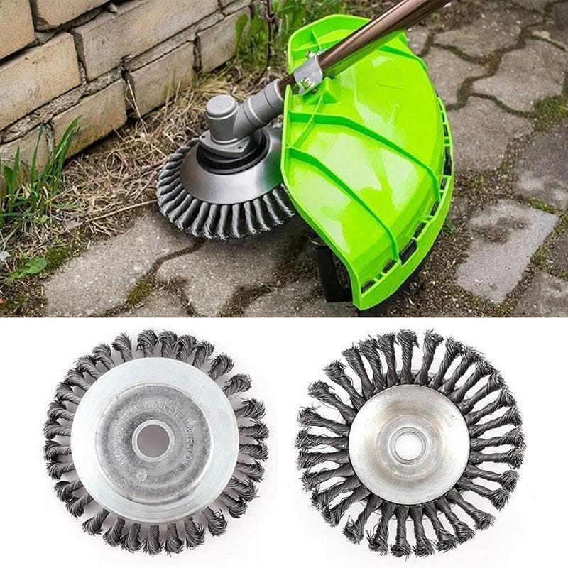 Multi-Purpose Steel Wire Trimmer Head for Efficient Lawn Care