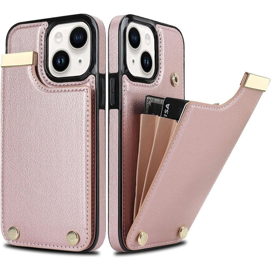iPhone 15 Wallet Case with Card Holder