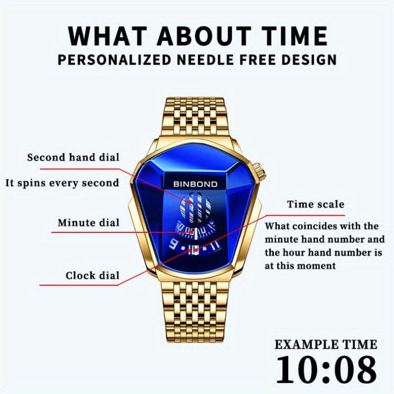 BINBOND 01 Mode - Fashion Sport Quartz Chronograph Watch