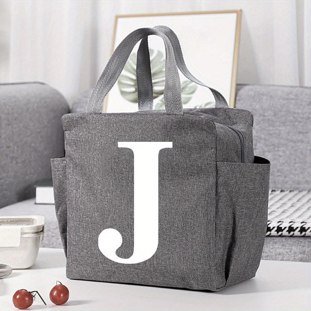 Canvas Insulated Lunch Bag -  Perfect for Office, School, Travel, and Picnic