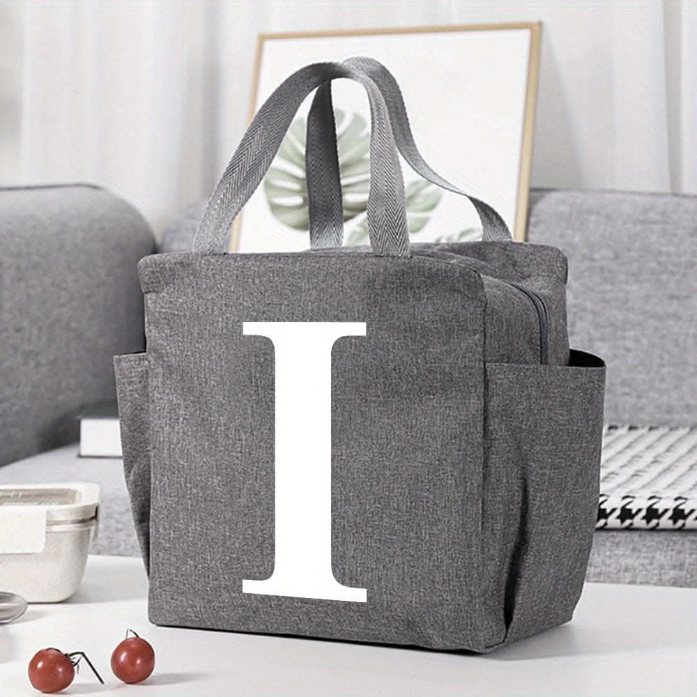 Canvas Insulated Lunch Bag -  Perfect for Office, School, Travel, and Picnic