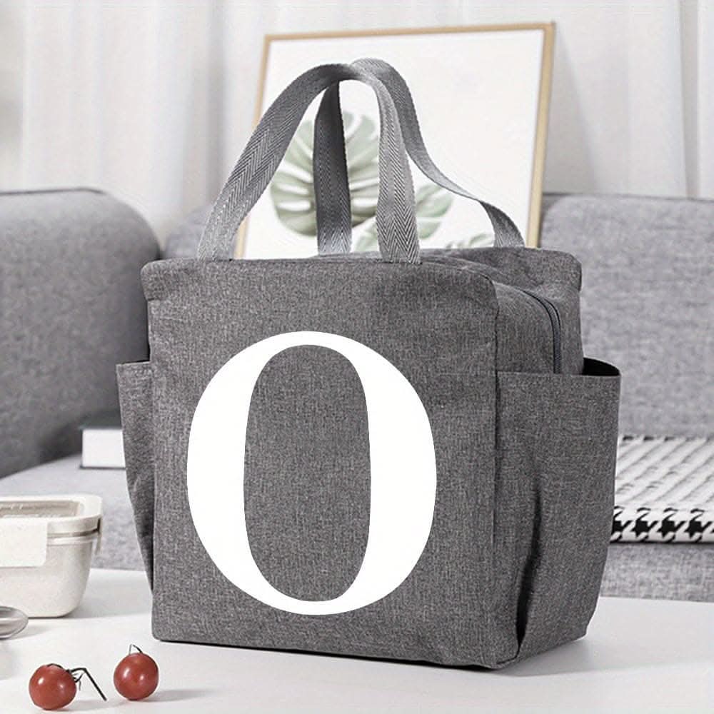 Canvas Insulated Lunch Bag -  Perfect for Office, School, Travel, and Picnic