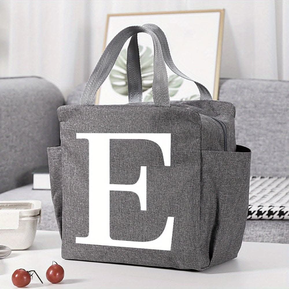 Canvas Insulated Lunch Bag -  Perfect for Office, School, Travel, and Picnic