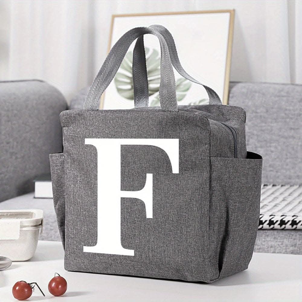 Canvas Insulated Lunch Bag -  Perfect for Office, School, Travel, and Picnic
