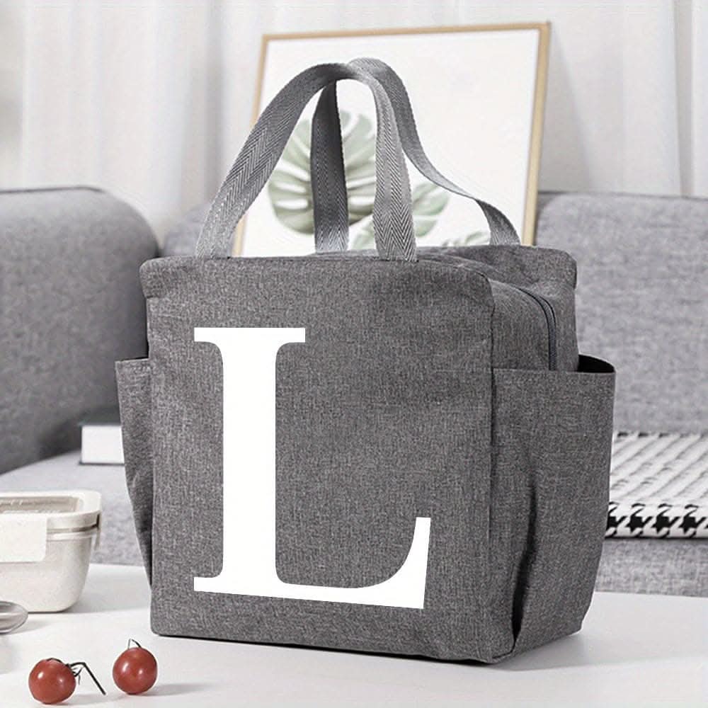 Canvas Insulated Lunch Bag -  Perfect for Office, School, Travel, and Picnic