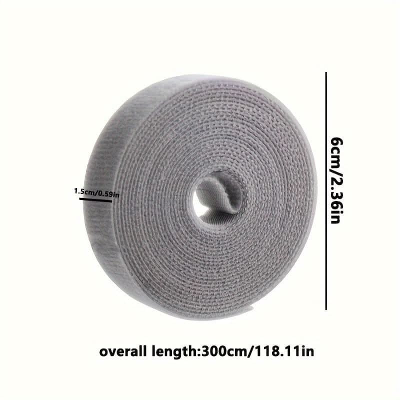 300cm Reusable Fastening Tape – Versatile Cable Management