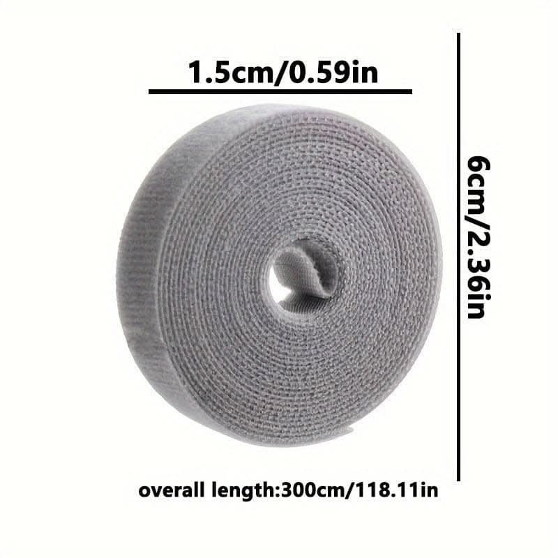 300cm Reusable Fastening Tape – Versatile Cable Management