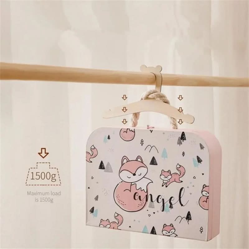 10-Pack Wooden Hangers – Durable & Decorative