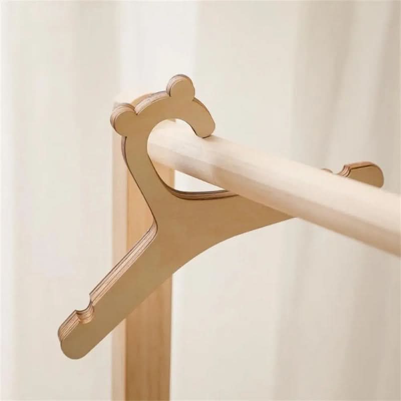 10-Pack Wooden Hangers – Durable & Decorative