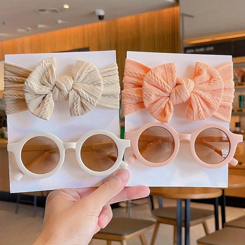 Adorable Kids Glasses Headband Set - 2/4pcs