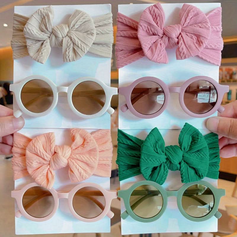 Adorable Kids Glasses Headband Set - 2/4pcs
