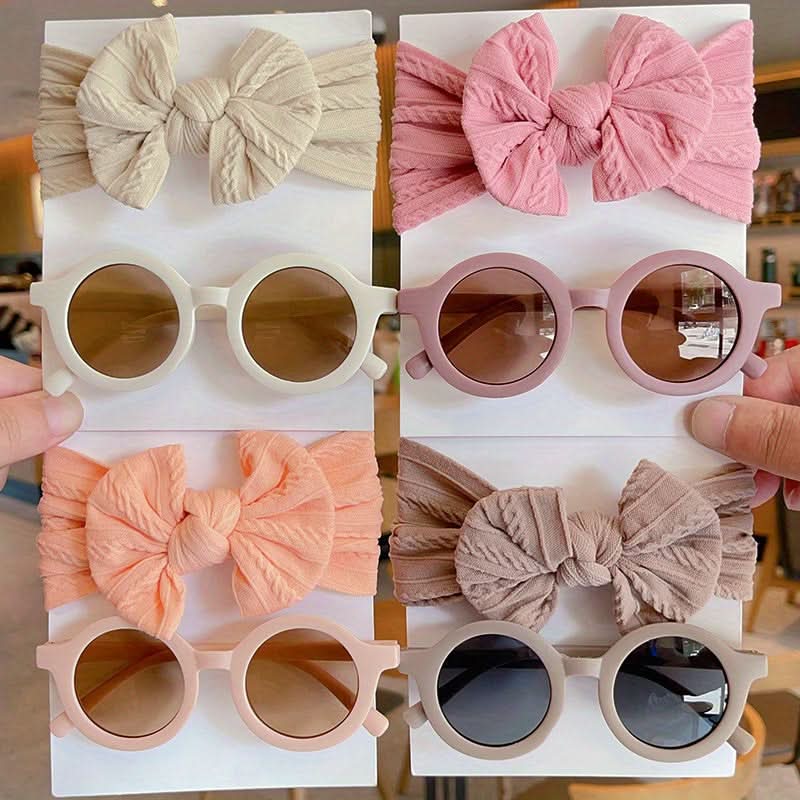 Adorable Kids Glasses Headband Set - 2/4pcs