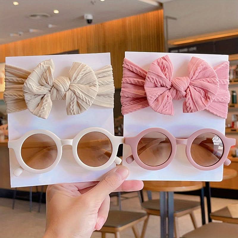 Adorable Kids Glasses Headband Set - 2/4pcs