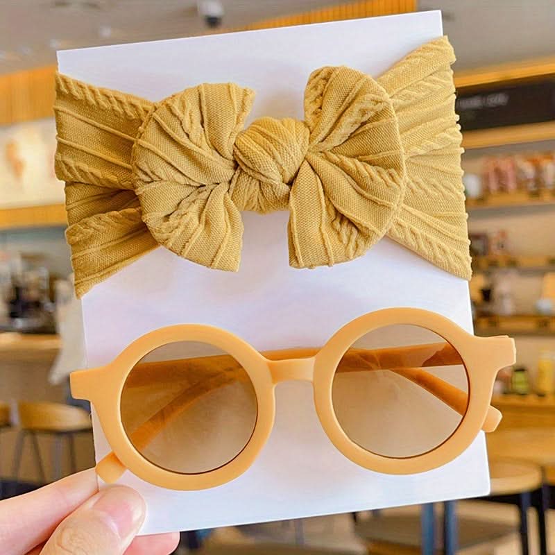 Adorable Kids Glasses Headband Set - 2/4pcs