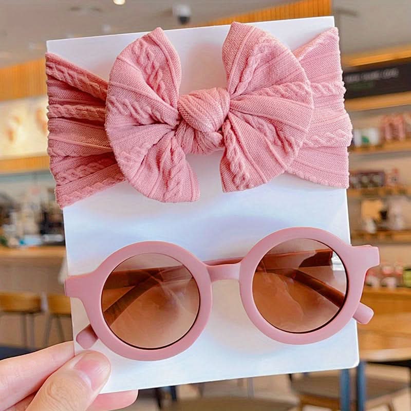 Adorable Kids Glasses Headband Set - 2/4pcs
