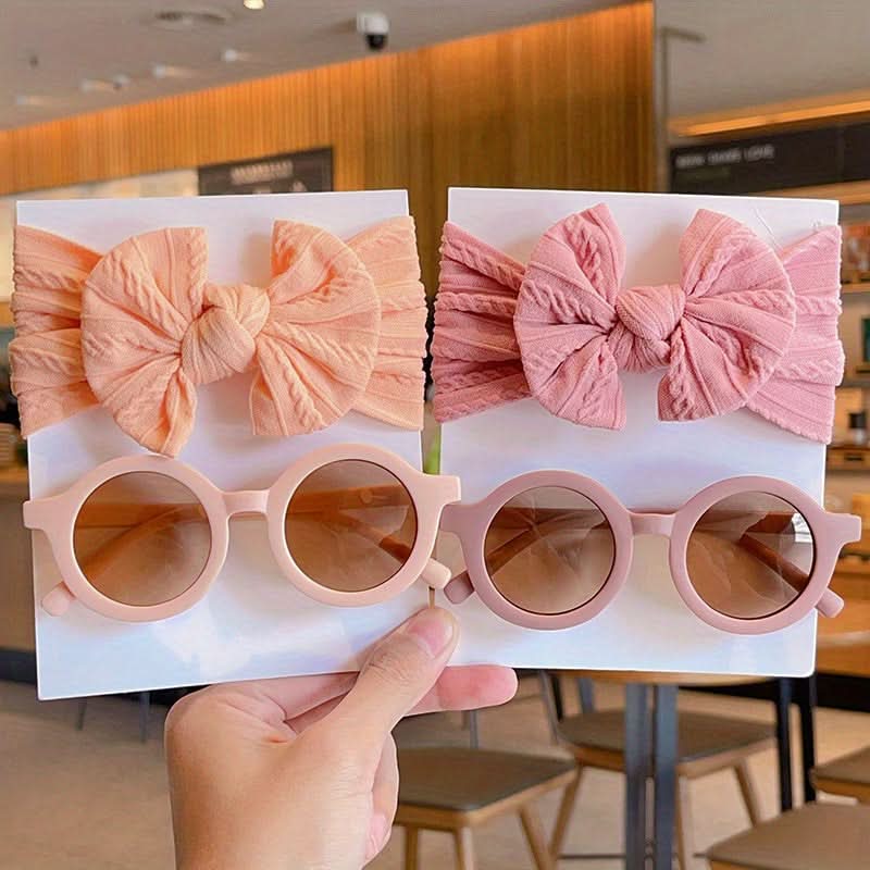 Adorable Kids Glasses Headband Set - 2/4pcs