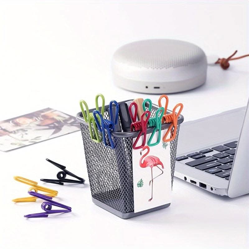 10pcs Food Clips - Coated Steel Chip & Sandwich Clips