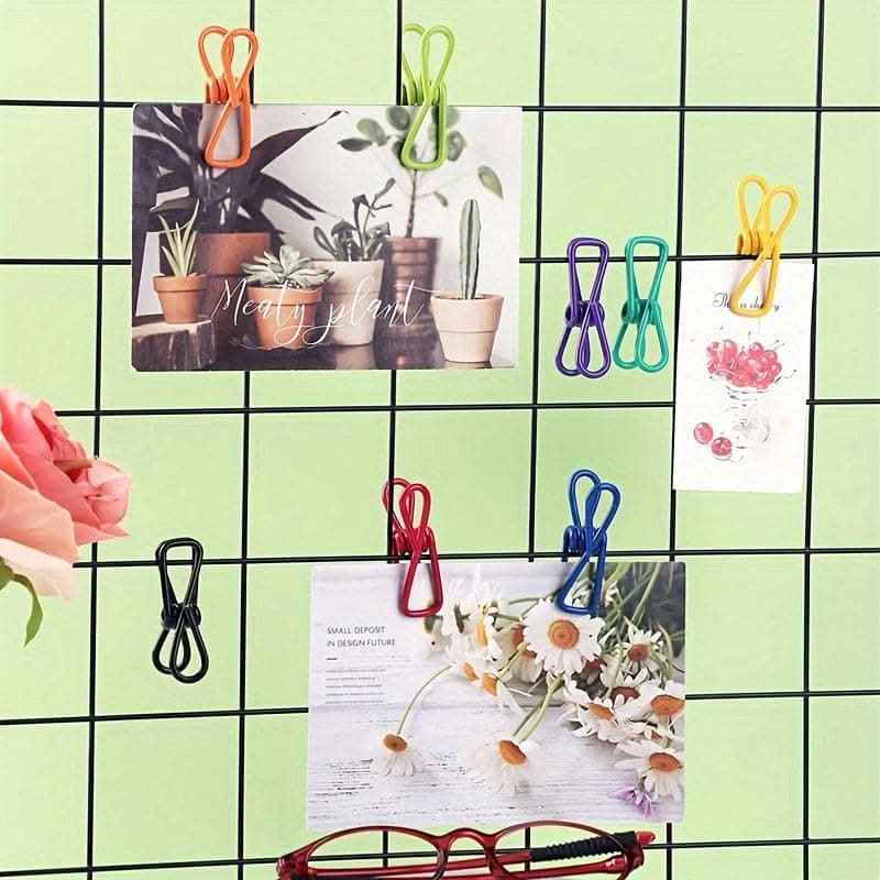 10pcs Food Clips - Coated Steel Chip & Sandwich Clips
