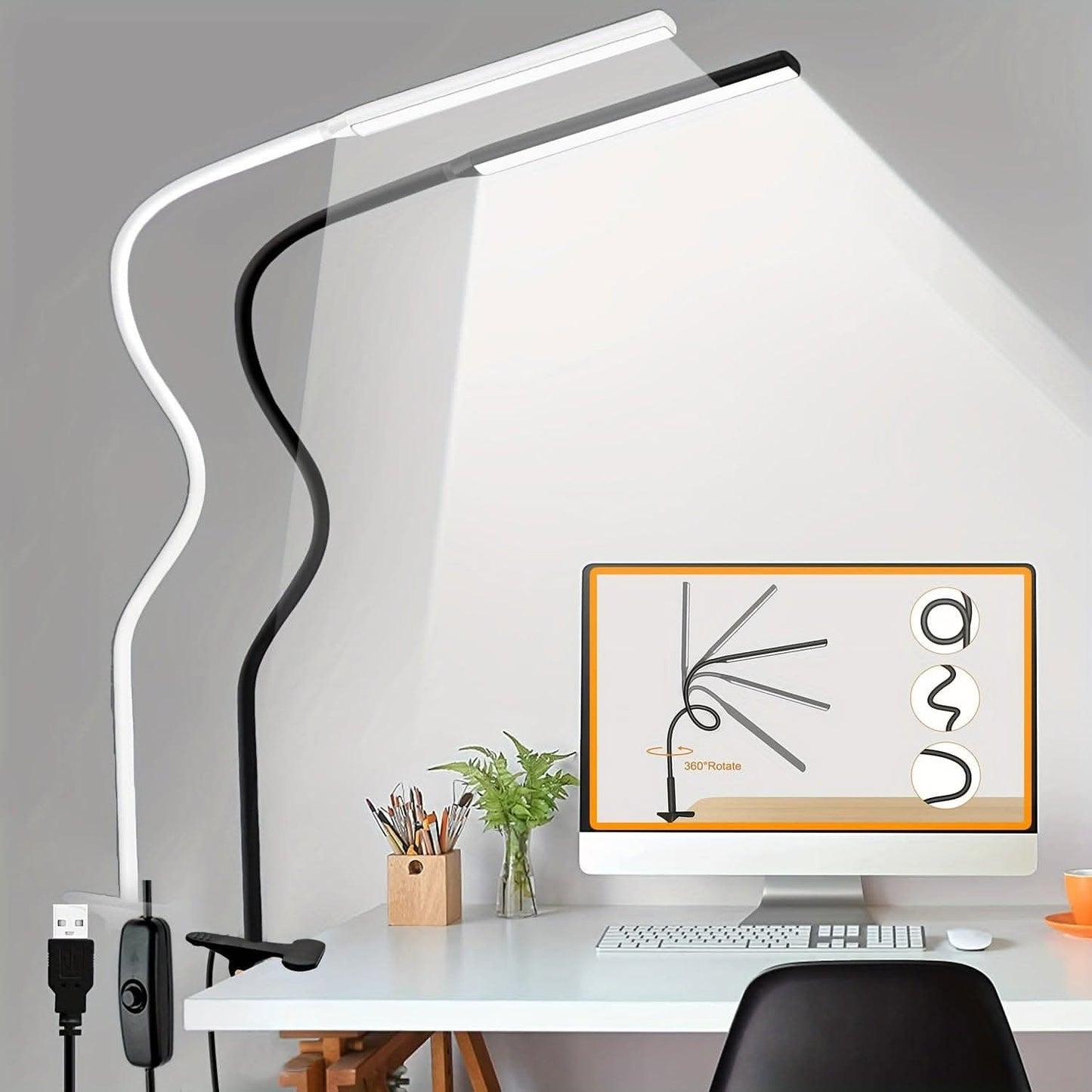 Flexible LED Desk Lamp