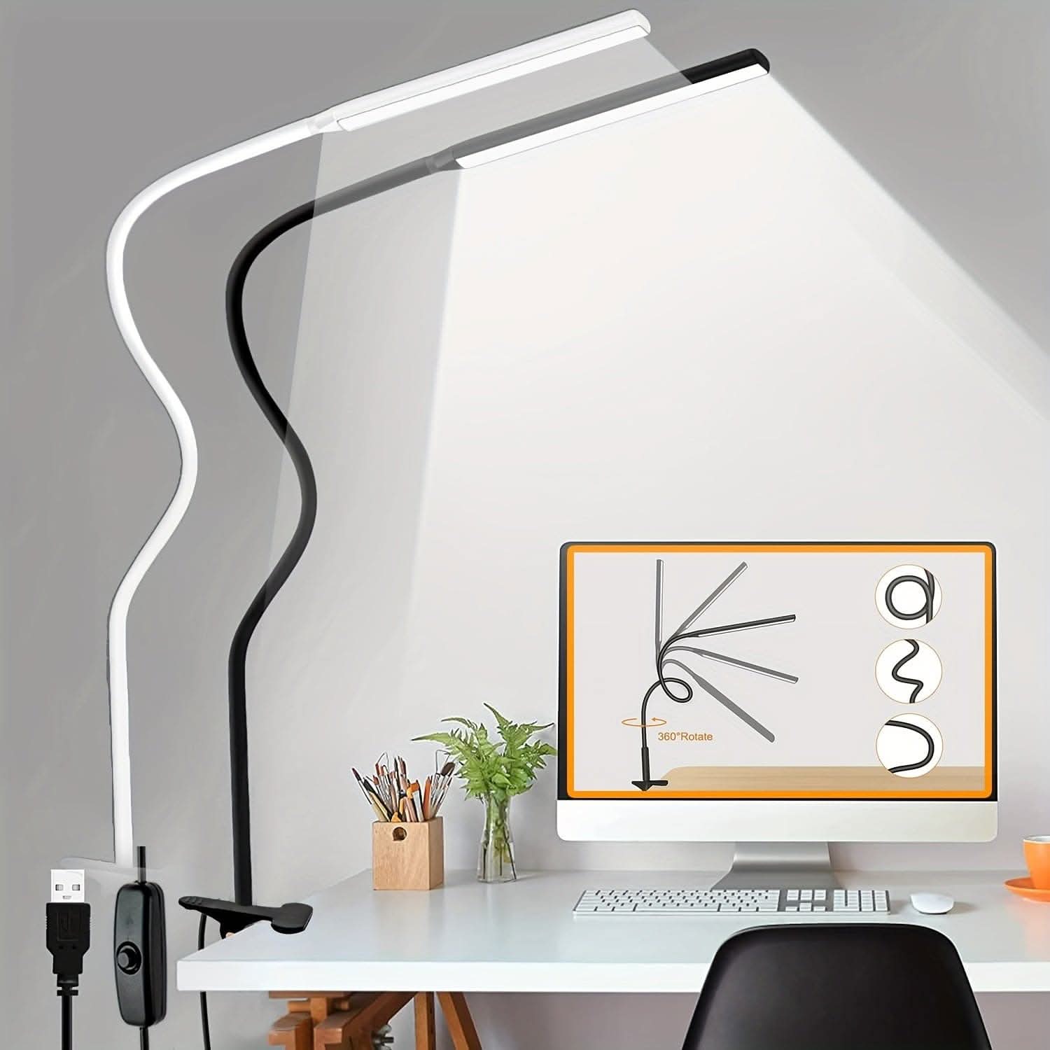 Flexible LED Desk Lamp