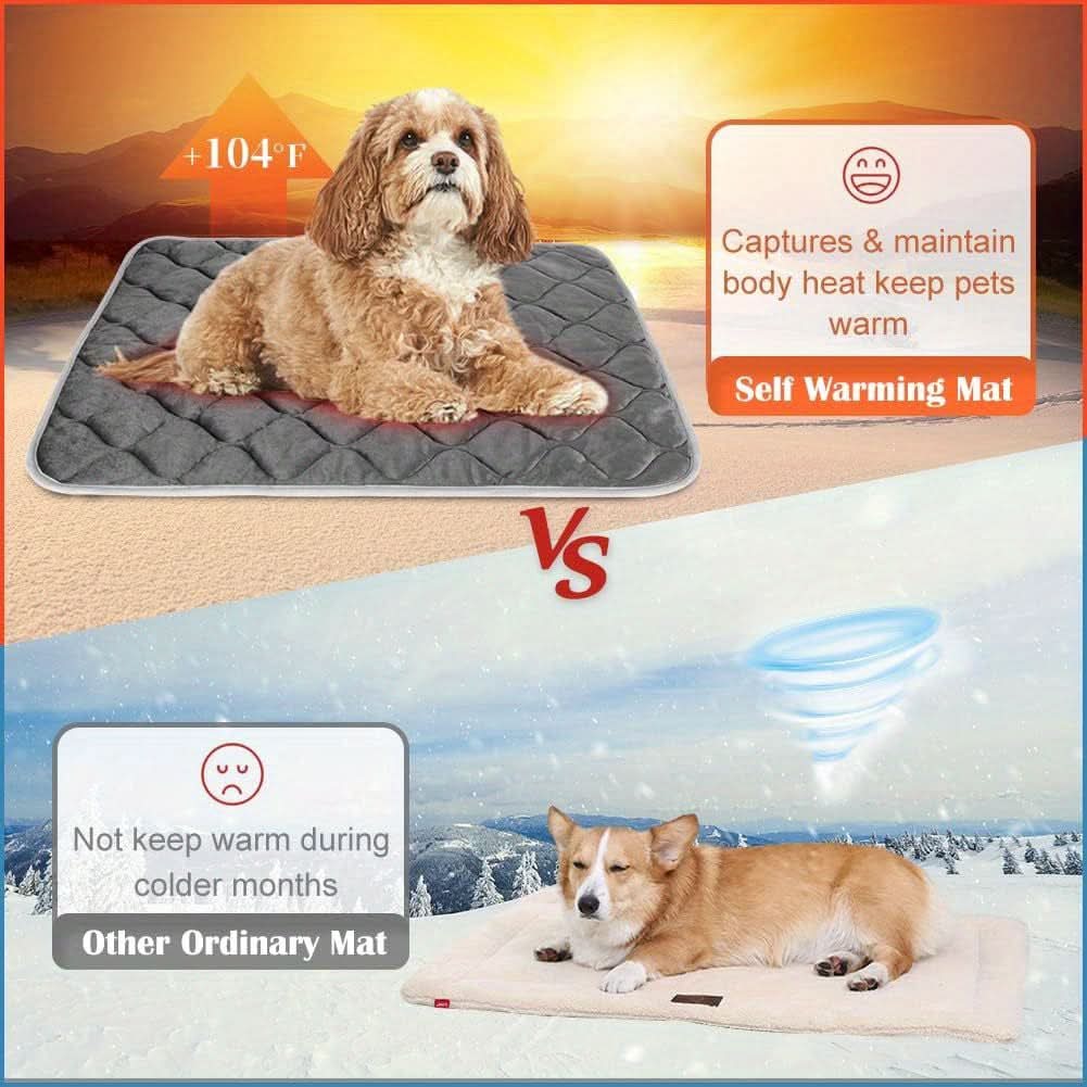Self-Warming Pet Bed Mat – Dogs & Cats