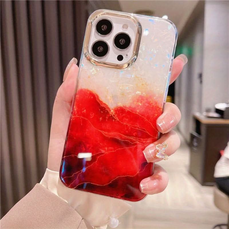 Vintage Marble iPhone Case with Tassel
