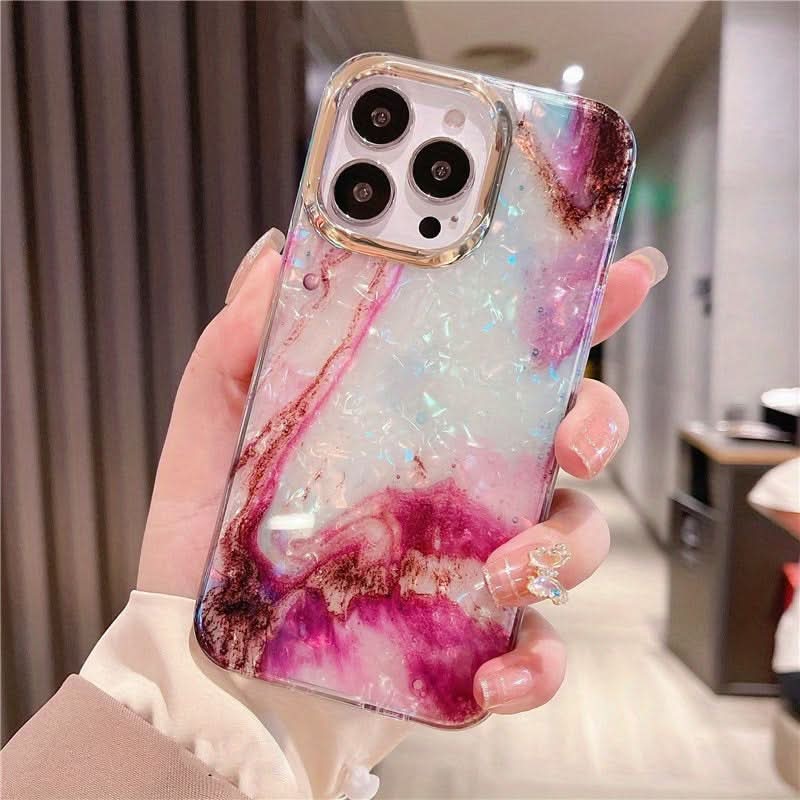 Vintage Marble iPhone Case with Tassel
