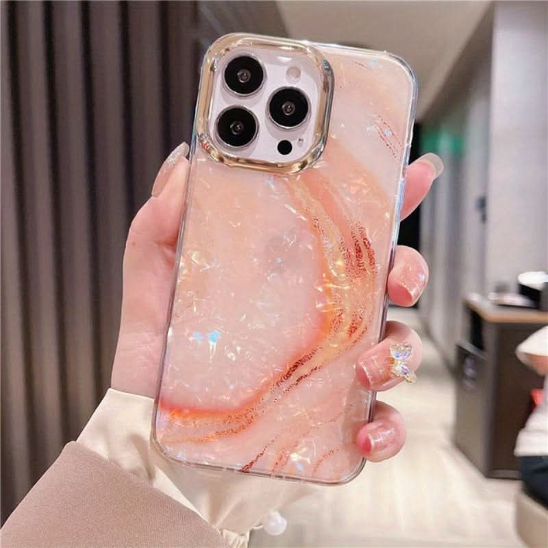 Vintage Marble iPhone Case with Tassel
