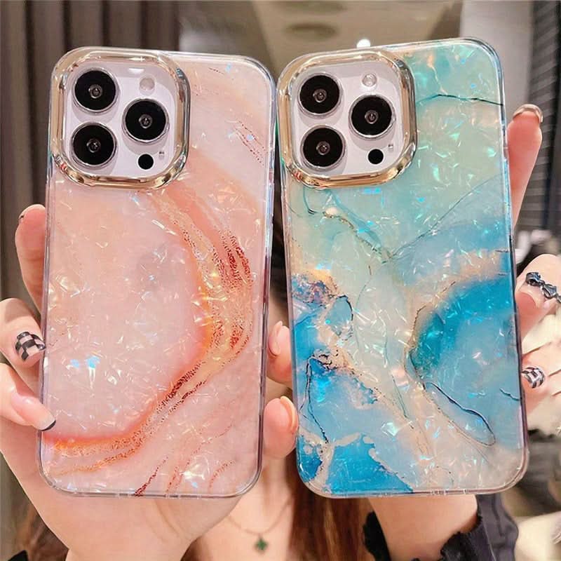 Vintage Marble iPhone Case with Tassel