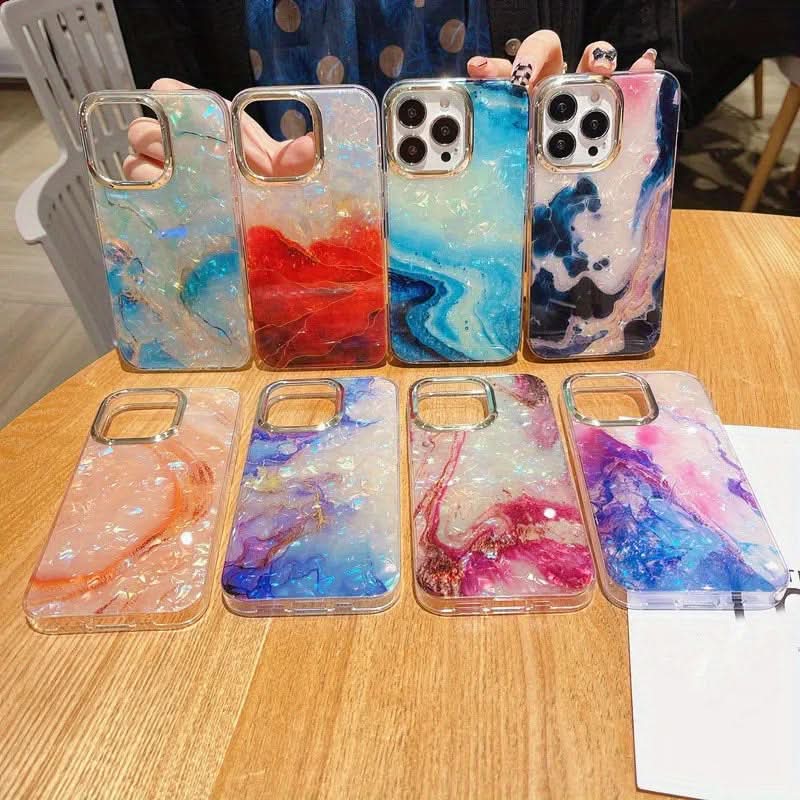 Vintage Marble iPhone Case with Tassel