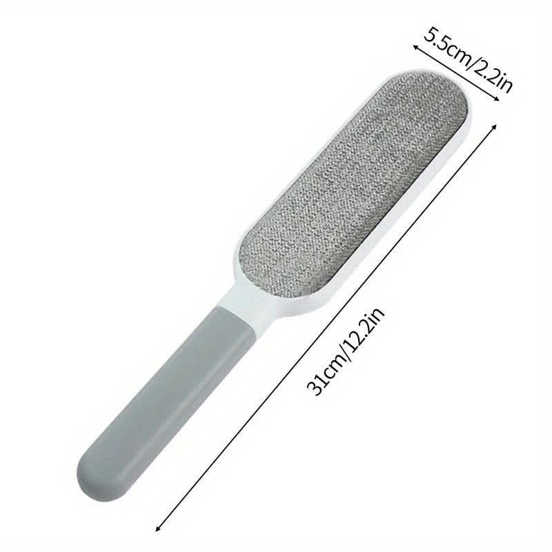 Reusable Double-Sided Electrostatic Pet Hair Remover Brush - Portable & Durable