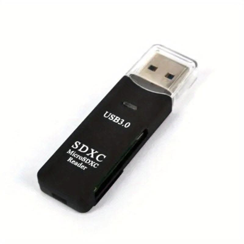 Mini High-Speed 2-in-1 Card Reader - USB 3.0 for Micro SD and TF Cards