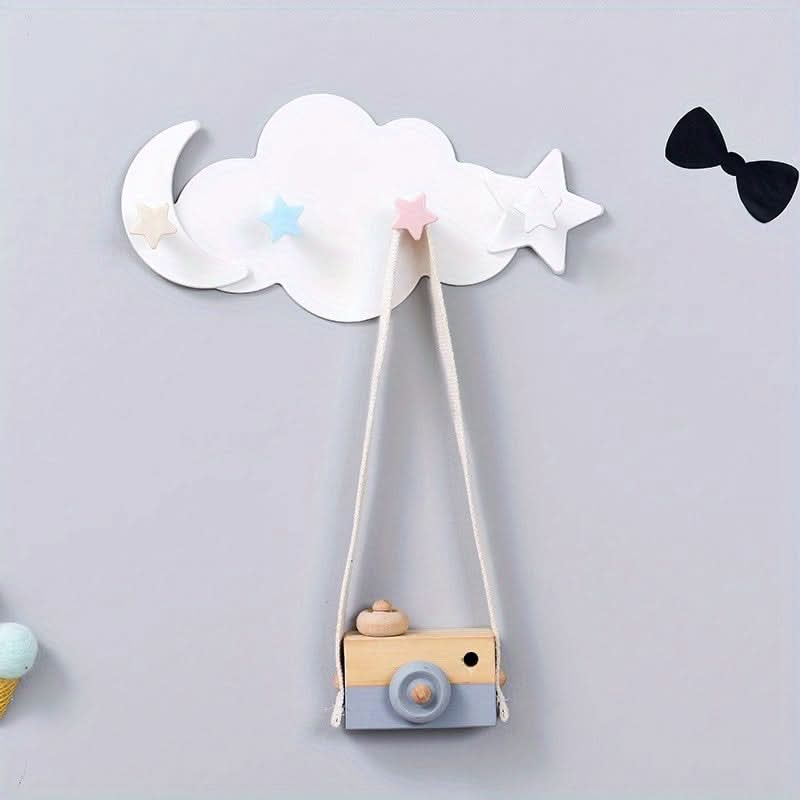 Adhesive Cloud Wall Hook, Strong Load-Bearing