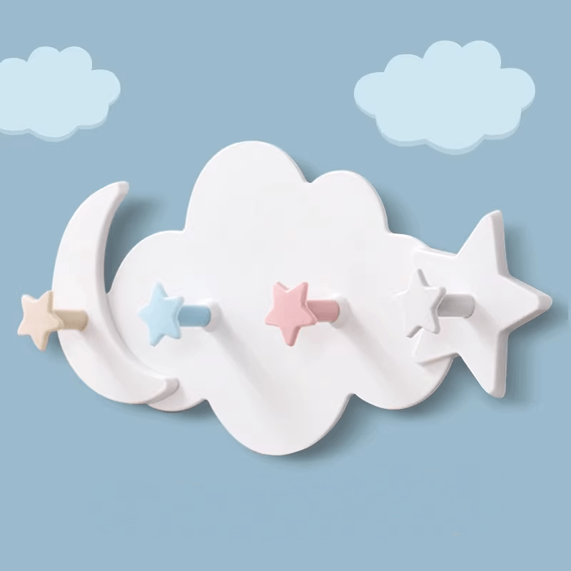 Adhesive Cloud Wall Hook, Strong Load-Bearing