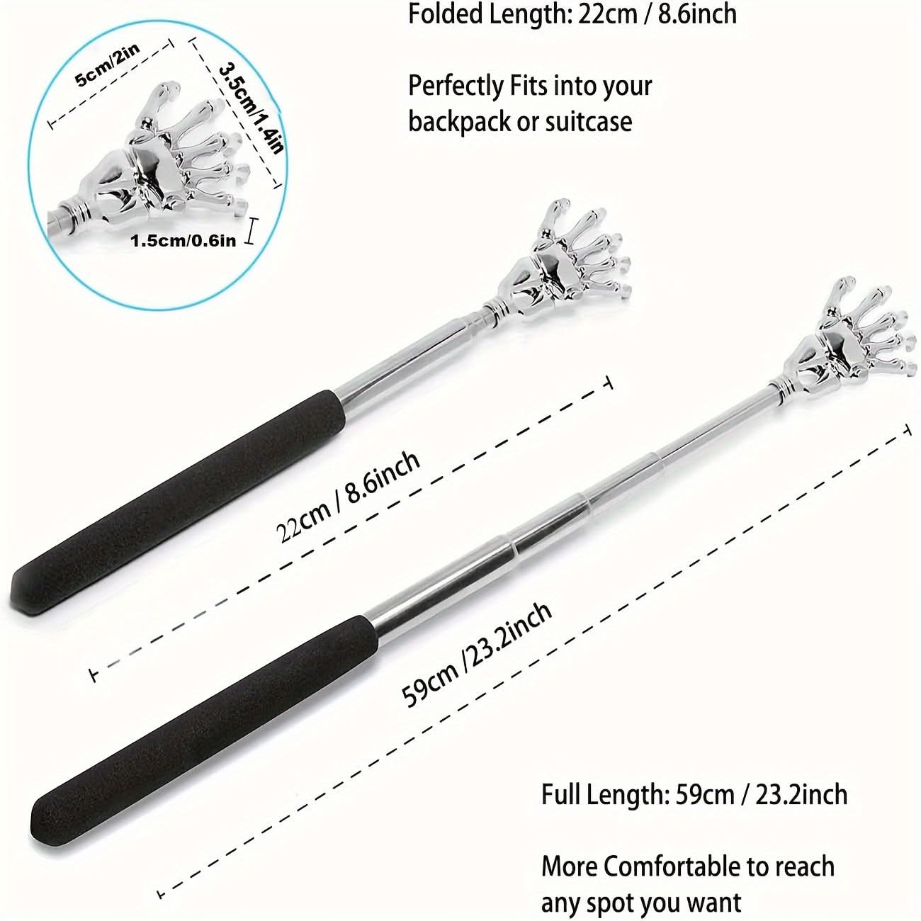 Retractable Back Scratcher Tool