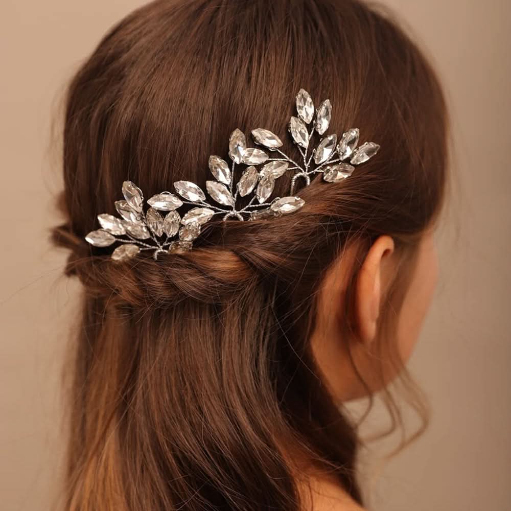 3pcs Bridal Crystal Hairpins Wedding Accessories